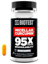 Biotest Curcumine Micellaire : bouteille présentant la forme micellaire pour une absorption potentielle.