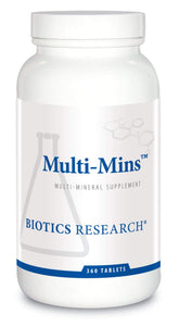 Biotics Research Multi-Mins : tablettes avec absorption supérieure grâce à Betaine HCl.