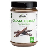 Cassia Fistula Bixa Botanical dans l'emballage, prêt pour l'utilisation, rituel bien-être potentiel.