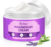 Biysber lotion magnésium bouteille pompe, application pratique et soin ciblé.