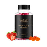 Black Girl Vitamins Une-Fois-Par-Jour, gomme immunité, soutien quotidien.