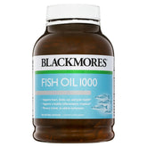 Blackmores Fish Oil 1000, gelules riches en oméga-3 pour l'apport quotidien.