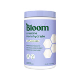 Bloom Nutrition Creatine Monohydrate, cuillère-dose pratique pour une dose quotidienne.