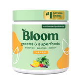 Bloom Nutrition – emballage poudre greens, pratique pour augmenter votre apport en légumes.