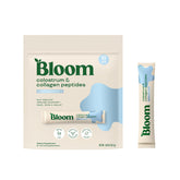 Bloom Nutrition Poudre de colostrum bovin en sachet ouverte pour une utilisation pratique et immunitaire