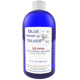 Blue Ridge Silver — Bouteille 10ppm claire, pratique pour une utilisation quotidienne.