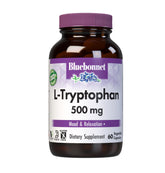 BlueBonnet L-Tryptophane: bouteille de capsules végétales pour soutenir une humeur positive.