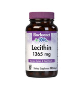 BlueBonnet Lécithine 1365 mg — capsules, soutien potentiel du système nerveux et du cœur.