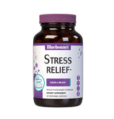 Bluebonnet Soulagement-stress – bouteille 60 gélules végétales pour le calme quotidien.