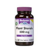 BlueBonnet Sterols dans une bouteille ambrée, capsules faciles à avaler et végan.