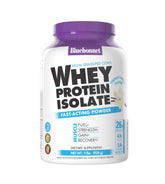 BlueBonnet Whey Isolate – bouteille prête à l’emploi pour shaker rapide.