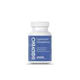 BodyBio Glutathion liposomale - bouteille montrant l'emballage et l'absorption optimisée