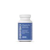 BodyBio Vitamine B+ – flacon ouvert avec capsules, soutien potentiel énergie et métabolisme
