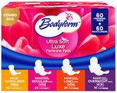 BODYFORM Luxe serviettes ultra-douces pour un confort durable et frais.