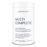 BodyHealth Multi Complete — bouteille avec capsules pour énergie quotidienne.