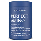 BodyHealth PerfectAmino – bouteille et tablettes faciles à avaler, soutien quotidien à l'entraînement.