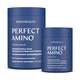 BodyHealth PerfectAmino, comprimés faciles à avaler, pratique en déplacement pendant l'entraînement.