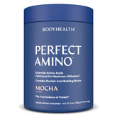 BodyHealth PerfectAmino Poudre pré-entraînement pour énergie et récupération potentielles.