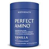 BodyHealth PerfectAmino vanille bouteille pré post entraînement offre énergie durable.