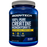 BodyTech Créatine Monohydrate avec doseur, pratique pour des séries plus longues.