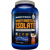 BODYTECH Whey Protein Isolate, goût cannelle céréales, idéal après l'entraînement pour la récupération.