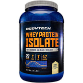 BODYTECH Whey Isolate Vanille : emballage pratique pour un apport protéique quotidien.