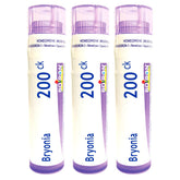 Boiron Bryonia Alba 200CK pellets dans un tube, faciles à prendre au quotidien.