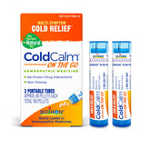 Boiron ColdCalm À Emporter – emballage portable facilitant le voyage et le soulagement rapide.
