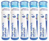 Boiron Hepar Sulphuris Calcareum 6C – toux, pellets à dissolution rapide.