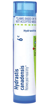 Boiron Hydrastis Canadensis – perles 6C fondent sous la langue et offrent un soulagement pratique.