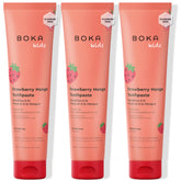 Dentifrice Boka Nano-Hydroxyapatite goût fraise-mangue, tube 4oz prêt pour les enfants.