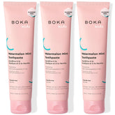 Pâte dentaire Boka Nano Hydroxyapatite Watermelon Mint emballage pratique pour les familles