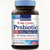 Bonawell Probiotiques sur le flacon recto — soutien digestion équilibrée au quotidien.