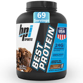 Poudre whey isolées BPI Best Protein, absorption rapide pour muscles solides
