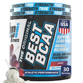 BPI Sports Best BCAA, poudre récupération musculaire après entraînement, hydratation potentielle.
