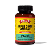 Bragg Daily Balance — bouteille de capsules ACV et Ashwagandha offrant énergie durable et soutien cognitif doux.
