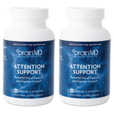 BRAINMD Attention Support capsules: meilleure concentration potentielle et maîtrise des impulsions.