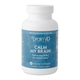 BRAINMD Calme Mon Cerveau – bouteille montrée, soutien naturel pour la détente rapide.
