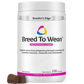 Breeder's Edge – Bouteille et etiquette, soutien nutritionnel pendant gestation et allaitement.