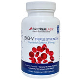 Bricker Labs Big-V bouteille vanadyle sulfate 30 mg pour le métabolisme des glucides possible