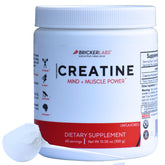 Bricker Labs Creatine Monohydrate : poudre ultra-fin prête au mélange rapide.