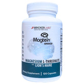 Bricker Labs Magtein Lionmane – bouteille montrant le flacon et concentration potentielle.