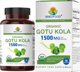 Brieofood Gotu Kola biologique 1500 mg, bouteille