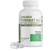 Bronson Longjack Tongkat Ali Extra Strength, bouteille, soutien quotidien potentiel.