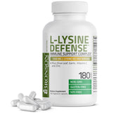 Bronson L-Lysine Defense – flacon 180 capsules végétariennes soutenant le quotidien