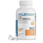 Bronson Mélatonine 5 mg dissolution rapide endormissement relaxant