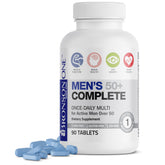 Bronson ONE bouteille-tablettes-50plus pour une routine quotidienne pratique.