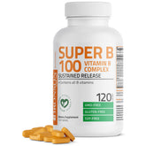Bronson Super B100 tablettes dans une bouteille; soutien énergétique potentiel tout au long de la journée.