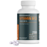 Bronson Vitamine B12 1000 mcg – bouteille prête pour la routine quotidienne.