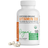 Bronson Vitamine D3 10000 UI - bouteille: soutien potentiel à la fonction immunitaire et à la santé osseuse